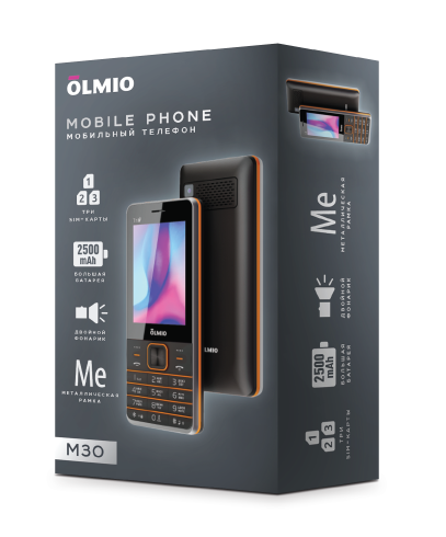 M30 Olmio (черный) Мобильный телефон