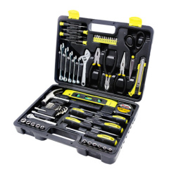 Набор инструментов универсальный, 60 предметов, пластиковый кейс, ГРАНДМАСТЕР, 671338