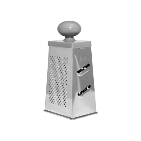 Терка 4 грани 23х11х8,5 см, белая жесть, САМАЯ УДОБНАЯ РУЧКА, BOOMHOUSE, 701857