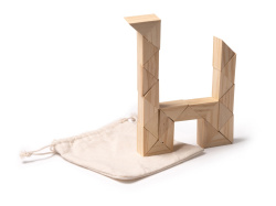 Деревянный пазл-головоломка NOKIT, Цвет бежевый