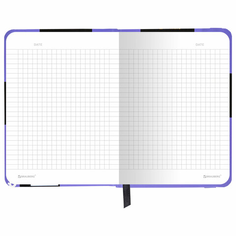 Блокнот с резинкой в клетку 96 л., МАЛЫЙ ФОРМАТ А6, 109х148 мм, твердая обложка, BRAUBERG, "Anime", 116336