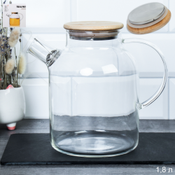 Кувшин 1800 мл АКЦИЯ / G125-40 /уп 36/ крышка бамбуковая