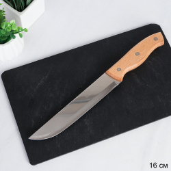 Нож кухонный 29х16 см/ ручка дерево / C43-603-A /уп 240/ обвалочный для мяса
