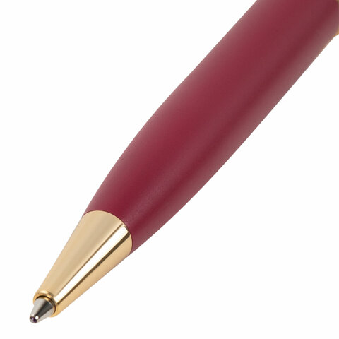 Ручка подарочная шариковая GALANT "Rossi", корпус красный, детали золото, узел 0,7 мм, линия письма 0,5 мм, синяя, 144172
