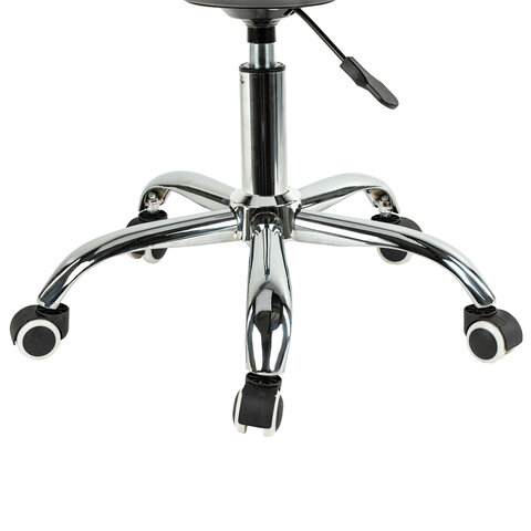 Кресло стул BRABIX "Eames MG-310 CH", хром, пластик белый, ткань серая, 532924