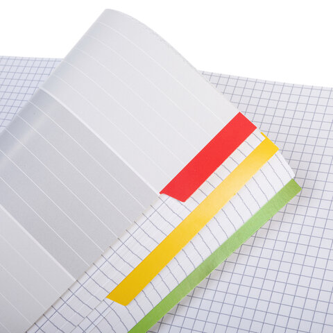 Тетрадь А5 120л. HATBER спираль, клетка, Soft-touch ламинация, 3 разделителя, Floral,, 120Тр5лВ1сп_357