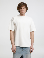 Футболка оверсайз унисекс Sideline, молочно-белая, XS–XXL