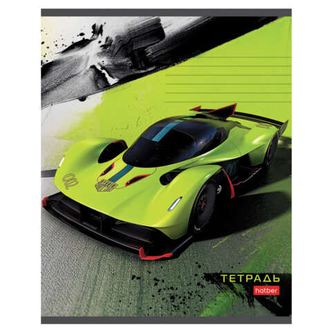 Тетрадь 24л. HATBER клетка, обложка картон, Для мальчиков (микс в спайке), 063148, 24Т5В1