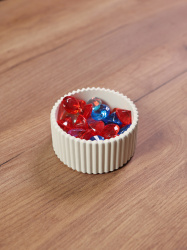 Рельефный - Стакан декоративный рельефный из гипса, арт. g004002