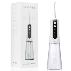 Ирригатор для полости рта REVYLINE RL 670, емкость резервуара 0,27 л, 2 насадки, белый, 9101