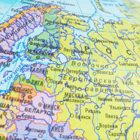 Глобус политический GLOBEN "Классик Евро", 25 см, с подсветкой, Ке012500190