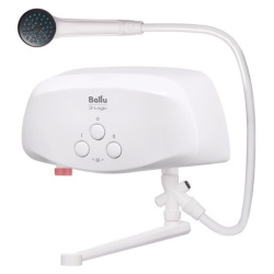 Водонагреватель проточный электрический BALLU 3-Logic TS, ненапорный 6,5 кВт 3,7л/м к, НС-1588894