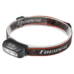 Фонарь налобный FOCUSray 1320 акку 14500 500 мАН ,диод XPE ,индикатор зарядки,сенсор, 1/280, шт
