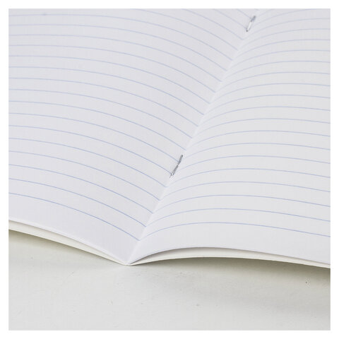 Тетради 18 л. КОМПЛЕКТ 10 шт. BRAUBERG "КЛАССИКА", линия, обложка картон, СИНЯЯ, 106660