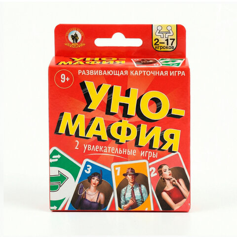 Игра настольная УНО "И ДЕЛО В ШЛЯПЕ", АССОРТИ, РУССКИЙ СТИЛЬ