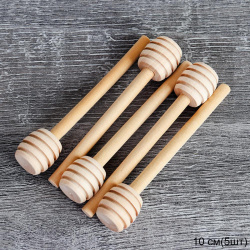 Ложка для меда 5 штук 10 см / YH-74 /уп 10/ Бамбук 712868