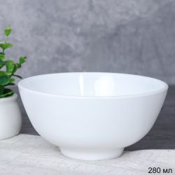 Пиала 280 мл 110 мм белая / W45/3(white) /уп 3/72/ 743167