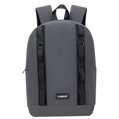 Рюкзак HEIKKI CHARACTER (ХЕЙКИ) универсальный, эргономичный, серый, 43х31х13 см, 273917