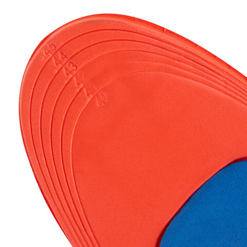 Стельки для обуви с супинатором АНАТОМИЧЕСКИЕ, материал EVA PRO, размер RU 39-44 / EU 40-45, с линиями выреза, SHEGRA (ШЕГРА), 700771