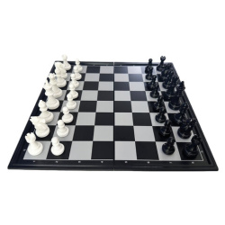 Шахматы, шашки, нарды магнитные "3в1" ХИТ, доска 25*25см, ЗОЛОТАЯ СКАЗКА, 665763