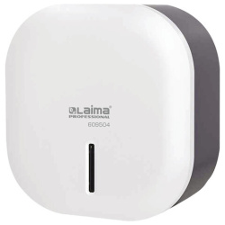 Диспенсер для туалетной бумаги LAIMA PROFESSIONAL SUPER (Система T2), малый, белый, ABS-пластик, 609504