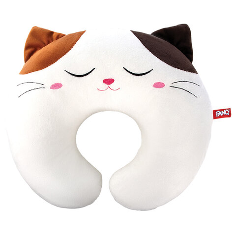 Мягкая подушка-игрушка ДЛЯ ШЕИ, подушка для путешествий прикол, ассорти, 30 см, FANCY