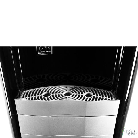 Пурифайер для воды ECOTRONIC V42-U4L, напольный, НАГРЕВ/ОХЛАЖДЕНИЕ КОМПРЕССОРНОЕ, 2 крана, черный, 3061