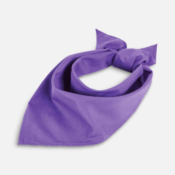Шейный платок Bandana, темно-фиолетовый, 62х62х86 см