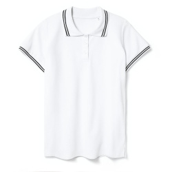 Рубашка поло женская Virma Stripes Lady, белая, размер XL