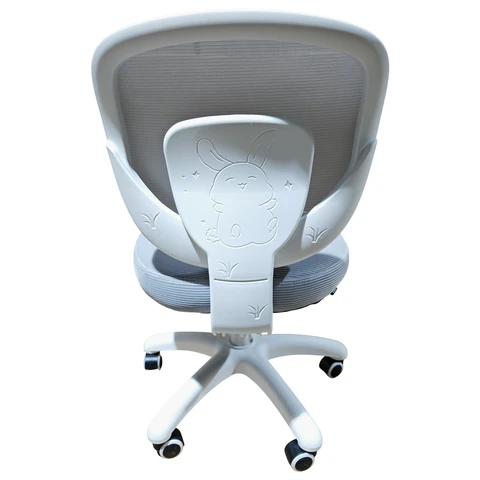Кресло детское BRABIX KIDS "MG-230", без подлокотников, сетка/ткань TW, серое, 533321