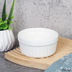 Кокотница 150 мл / DX0611-3,5 /уп 150/ белое