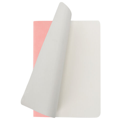 Тетрадь-скетчбук 60 л. обложка кожзам под замшу, сшивка, B5 (179х250мм), 70 г/м2, РОЗОВЫЙ, BRAUBERG CAPRISE, 403863