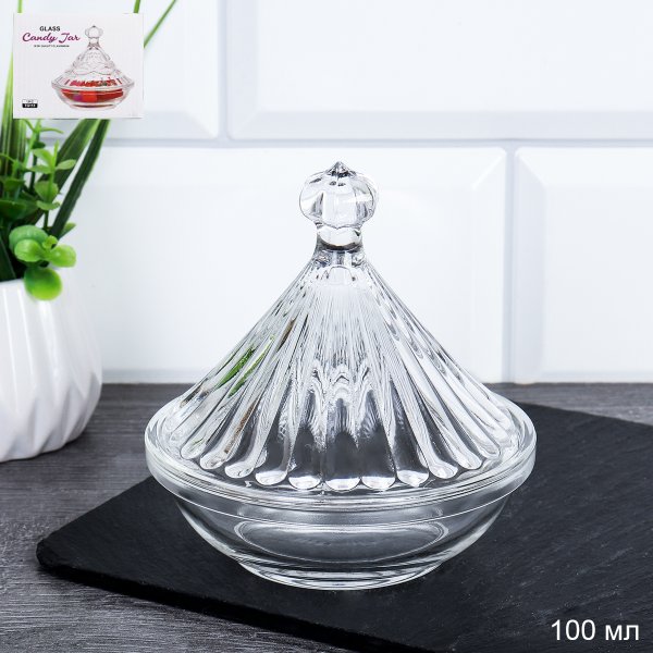 Сахарница конус 100 мл / TG112 /уп 60/