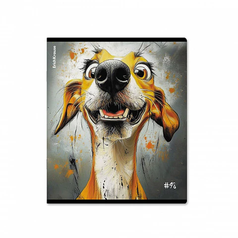 Тетрадь А5 48 л. ERICH KRAUSE, скоба, клетка, TWIN-лак, "Goofy" (микс в спайке), 64871