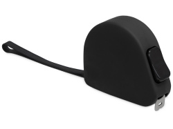 Рулетка «Meter» софт-тач, 3м, Цвет черный