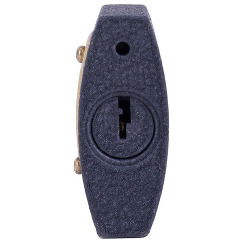 Замок навесной чугунный "Стандарт", ширина 38 мм, английский, 3 ключа, ГРАНДМАСТЕР, 671291