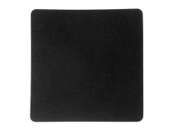 Патч «Квадрат», nubuk, Цвет черный