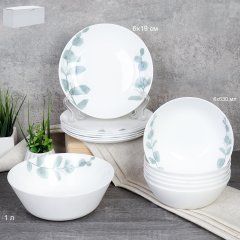 Столовый набор 13 предметов / 13/FLYGP75675 (24111) /уп 4/ Эвкалипт