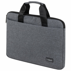 Сумка портфель HEIKKI ULTRA (ХЕЙКИ) с отд. для ноутбука 15,6", Dusky, темно-серая, 28х39х3 см, 272608