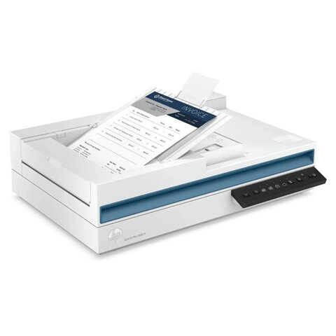 Сканер планшетный HP ScanJet Pro 2600 f1, А4, 25 стр./мин., 1200x1200, ДАПД, 20G05A