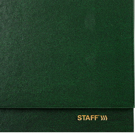 Планинг датированный 2026 300х130 мм, STAFF, гребень, обложка бумвинил, 64 л., зеленый, 117361