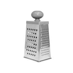 Терка 4 грани 23х11х8,5 см, белая жесть, САМАЯ УДОБНАЯ РУЧКА, BOOMHOUSE, 701857