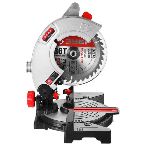 Пила торцовочная 1300 Вт, 5500 об/мин, диск 210х30мм, ЗУБР Мастер ЗПТ-210-1400 Л