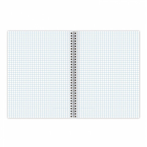 Тетрадь А4, 120 л., BRAUBERG, гребень, клетка, матовая ламинация, "Цветочный паттерн", 405646