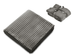 Плед «Wave», Цвет серый