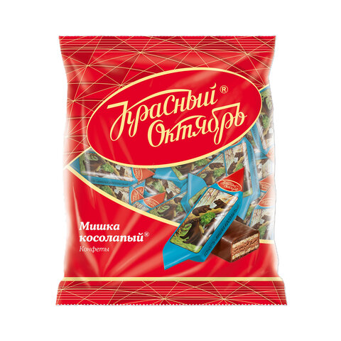 Конфеты шоколадные КРАСНЫЙ ОКТЯБРЬ "Мишка косолапый" 200 г, КО17110