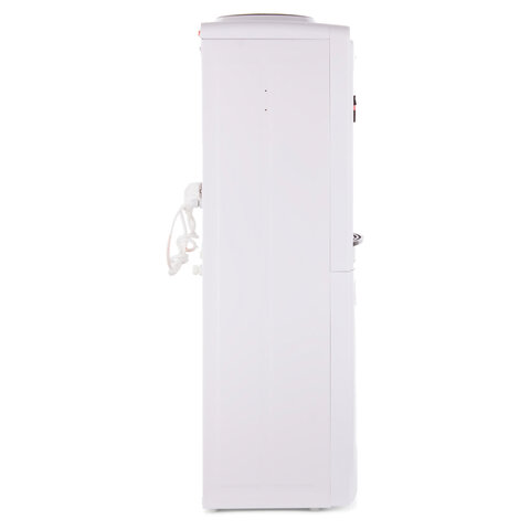 Кулер для воды AQUA WORK 0.8-LDR, напольный, НАГРЕВ/ЭЛЕКТРОННОЕ ОХЛАЖДЕНИЕ, 2 крана, белый, 27930