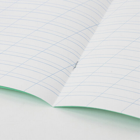 Тетради ДЭК 12 л. КОМПЛЕКТ 20 шт. с ЗЕЛЁНОЙ обложкой, ЮНЛАНДИЯ, косая линия, 106743