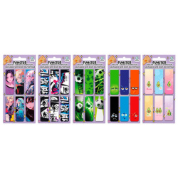 Закладки для книг МАГНИТНЫЕ, "АССОРТИ 5 ДИЗАЙНОВ МИКС", набор 6 штук, 60x20 мм, FUNSTER, 116652