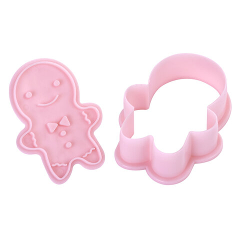 Набор формочек новогодний для печенья, "Печеньки", 8 шт., пластик, рецепт, ЗОЛОТАЯ СКАЗКА, 592492